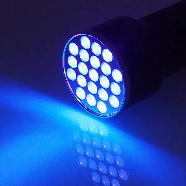 Fenerix 21 LED Ultraviyole El Feneri, 395 NM Uv Fener - 3
