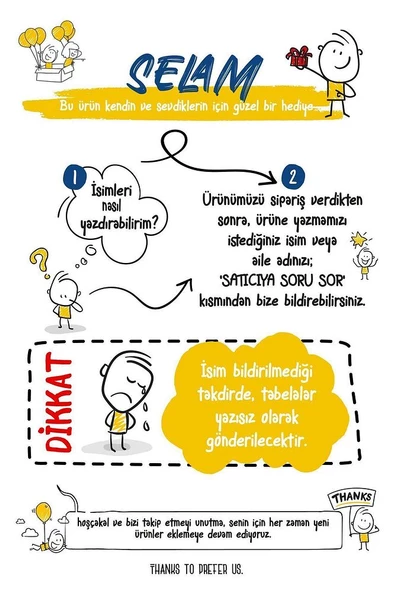 Tekerlek Araba Rafı, Kişiye özel İsimli Tekerlek Araba Rafı - 2