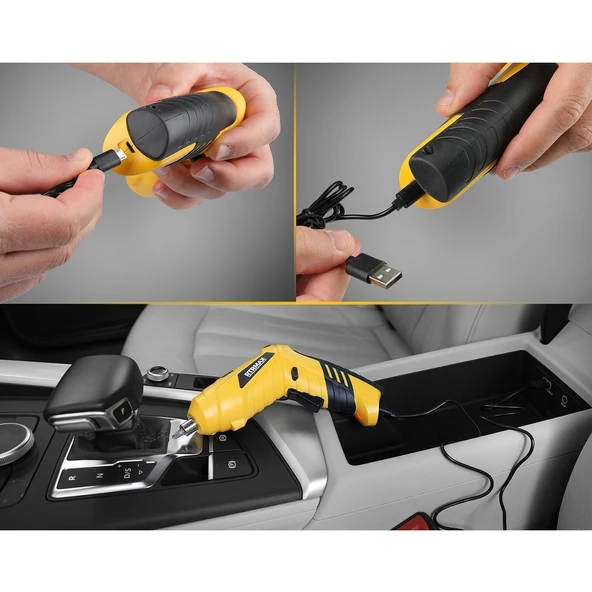 Rtrmax RTM326 3.6V Çift Fonksiyonlu Akülü Tornavida Seti - Resim 5
