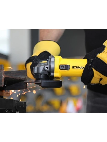 Rtrmax Devir Ayarlı Avuç Taşlama Makinası 750W 115 mm RTM1080 - Resim 3