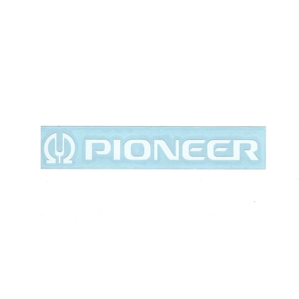 Pıoneer Logo Sticker Beyaz 15X2.2