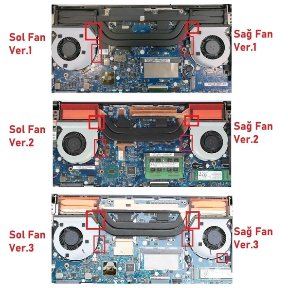 Asus FX502VE Fan Sağ V2