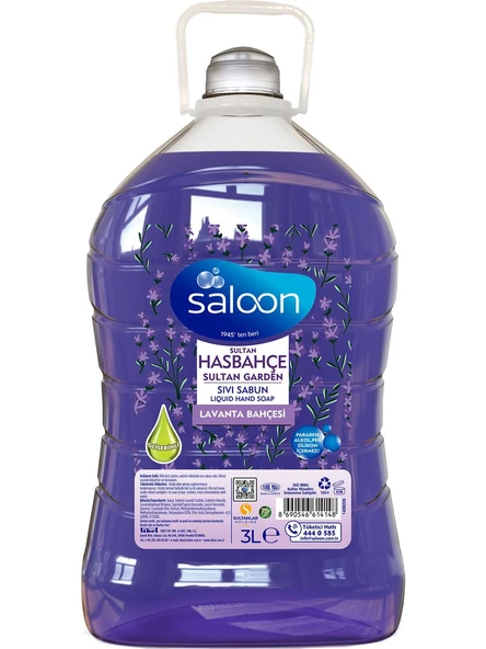 Saloon Sıvı Sabun Sultan Hasbahçe 3 Lt x 2 Adet - 2