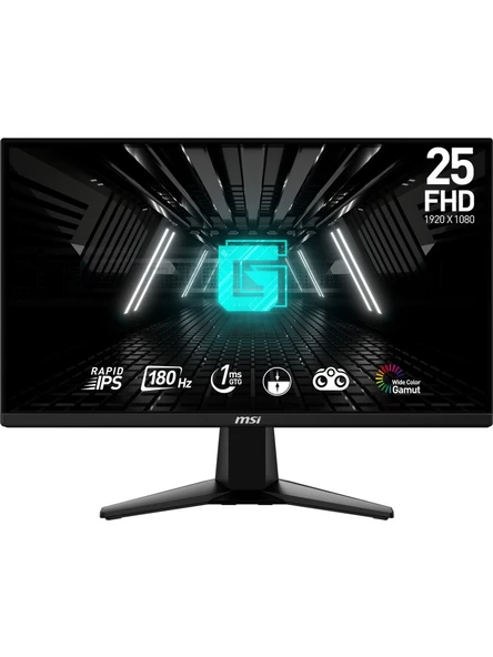 MSI G255F 24.5" 1 ms Full HD IPS 180 Hz Oyuncu Monitörü