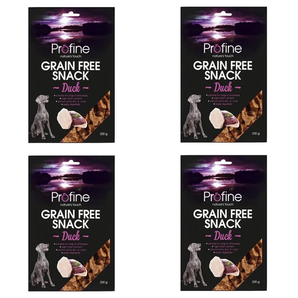 Profine 200Gr Ördek Etli Tahılsız Grain Free Duck Snack 4Adet Köpek Ödülü