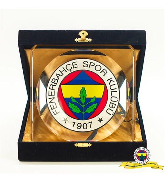 Fenerbahçe Premium Kadife Kutulu Cam Tablo