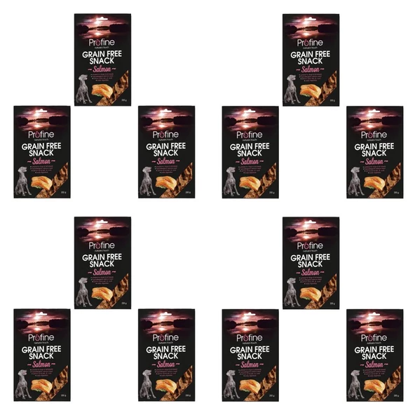 Profine 200Gr Somon Etli Tahılsız Grain Free Salmon Snack 12Adet Köpek Ödülü