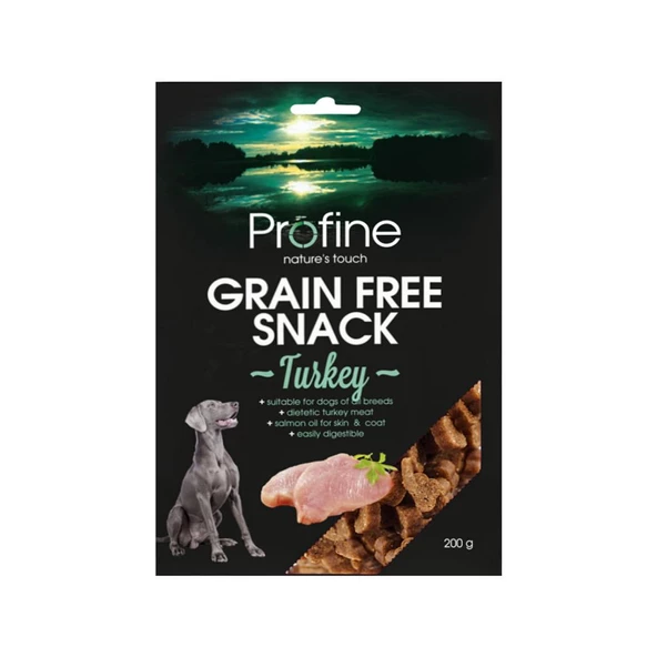 Profine 200Gr Hindi Etli Tahılsız Grain Free Dinde Snack 1Adet Köpek Ödülü