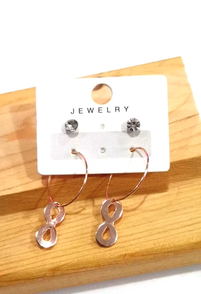 Figürlü Lüks Kararmaz Küpe ürün görseli 1