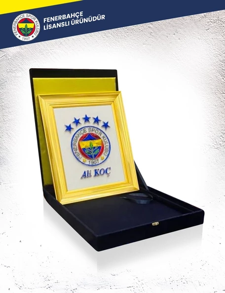 Kadife Kutulu Fenerbahçe 5 Yıldız Filografi Tablo (El Yapımı) - 3