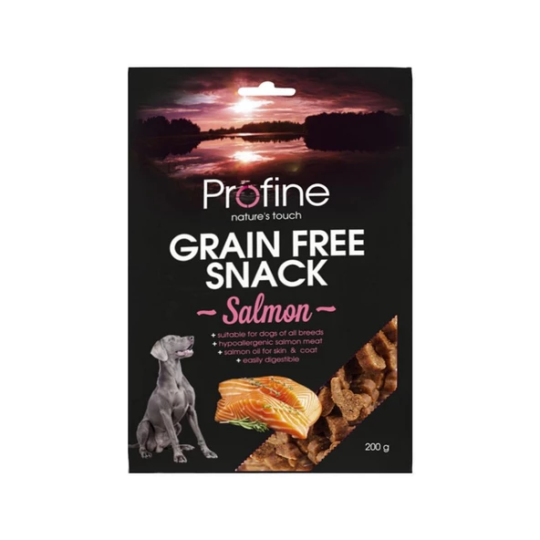 Profine 200Gr Somon Etli Tahılsız Grain Free Salmon Snack 12Adet Köpek Ödülü - 2