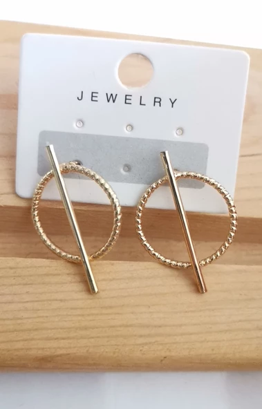 Renkli Şekilli Tarz Küpe ürün görseli 1