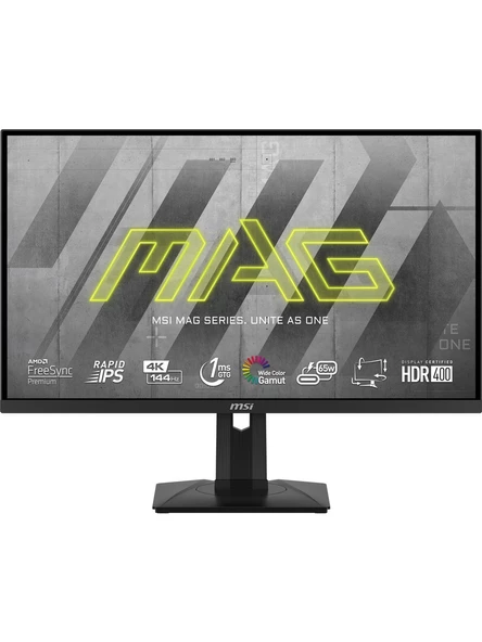 MSI MAG 274UPF 27" 1 ms 4K Pivot IPS 144 Hz Oyuncu Monitörü