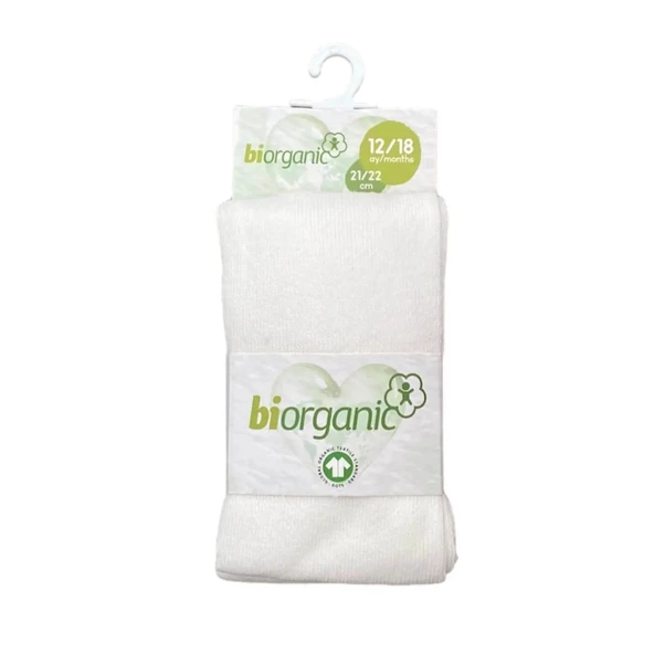 Bibaby Biorganic Basic Külotlu Çorap 68235 Ekru