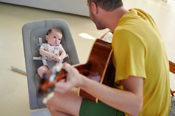 Chicco Rhythm'N Sound Ev Tipi Ana Kucağı Moon Grey - 3