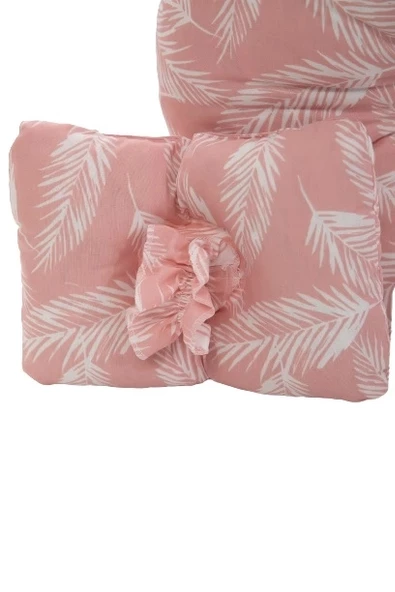 Moje Emzirme Minderi Seti 3lü Pembe Yaprak - 2