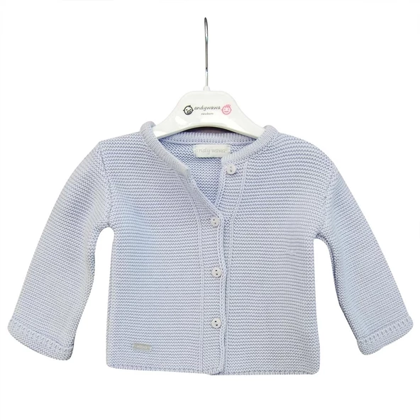 Andywawa AC24333 Basic Bebe Ceket Blue