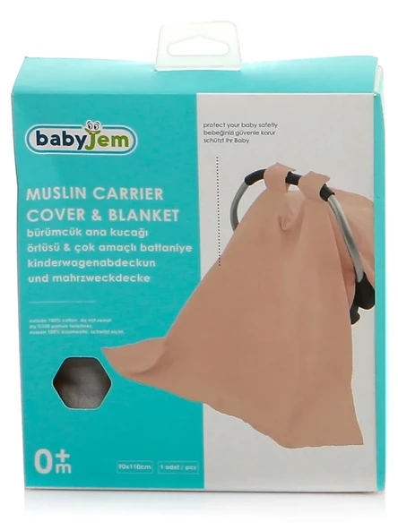 BabyJem Bürümcük Ana Kucağı Örtüsü 809 Gri - 9