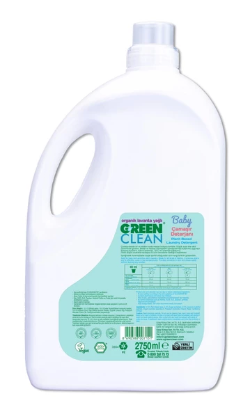 2750ml Green Clean Bitkisel Çamaşır Deterjanı - 2