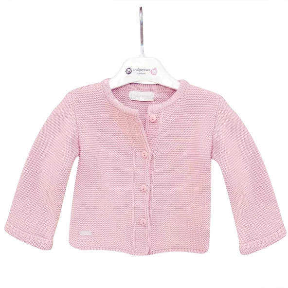 Andywawa AC24333 Basic Bebe Ceket Pink