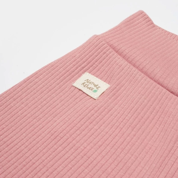 Bibaby Biorganic Modal Nature Relax Patikli Pantolon 57901 Coral - 4