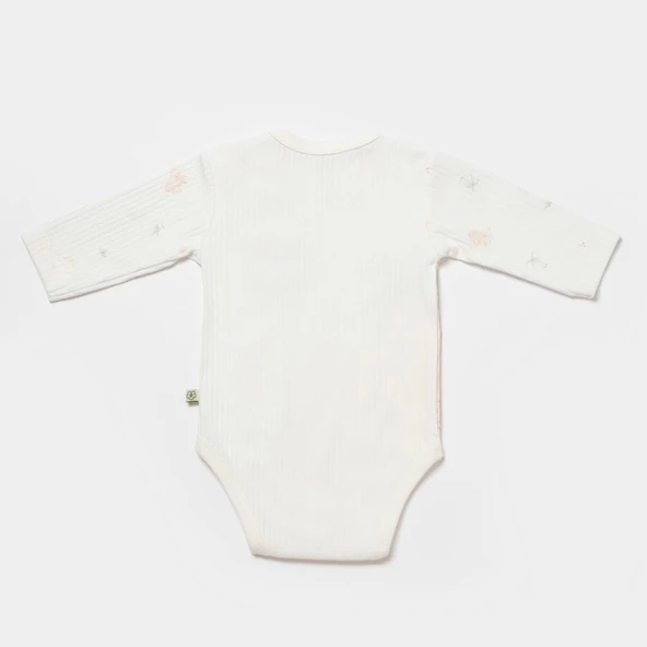 Bibaby Biorganic Koala Jungle Uzun Kol Bebek Body 56969 Pembe - 2