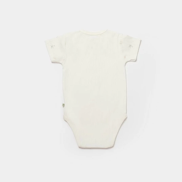 Bibaby Biorganic Koala Jungle Kısa Kol Bebek Body 56972 Mint - 2