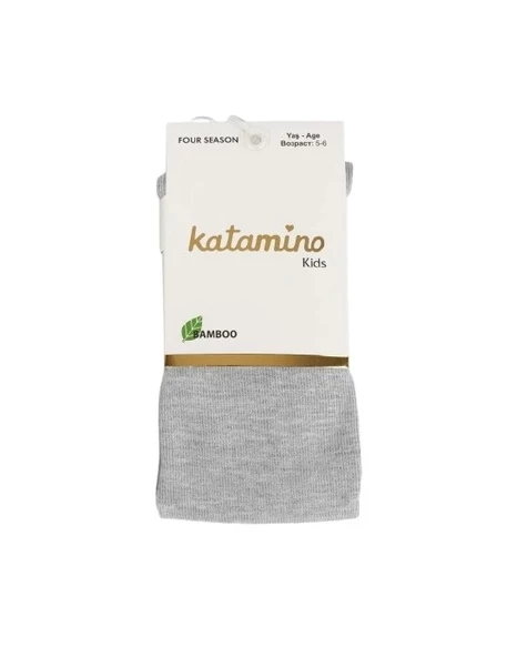 Katamino Mirabel Kız Bambu Külotlu Çorap K30207 Gri