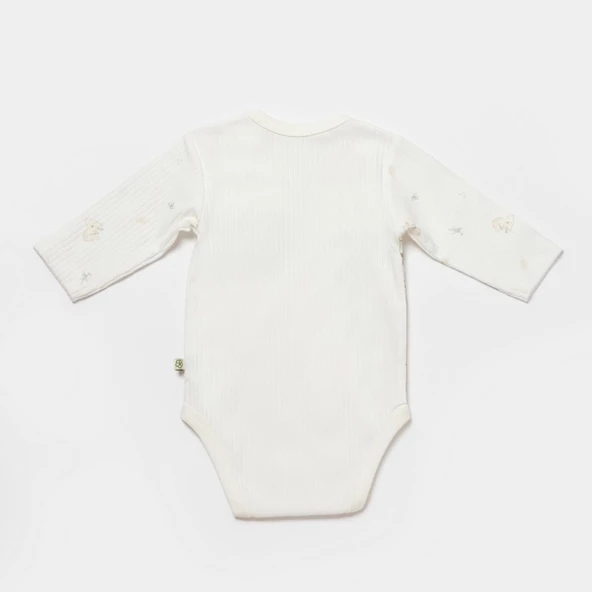 Bibaby Biorganic Koala Jungle Uzun Kol Bebek Body 56969 Mint - 2