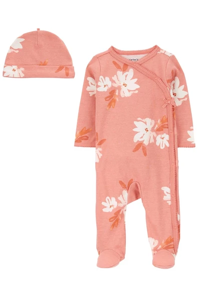 Carter's Layette Kız Bebek Uyku Tulumu 1P601610 Karışık Renkli