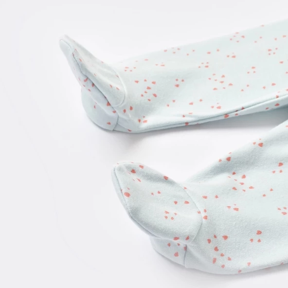 Bibaby Biorganic Pretty Ears Bunny Patikli Pantolon 57814 Mint - 4