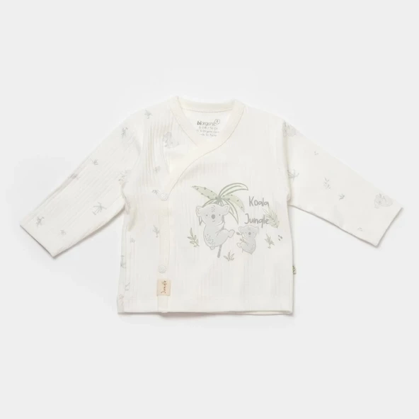 Bibaby Biorganic Koala Jungle 2'Li Zıbın 73316 Gri - 5