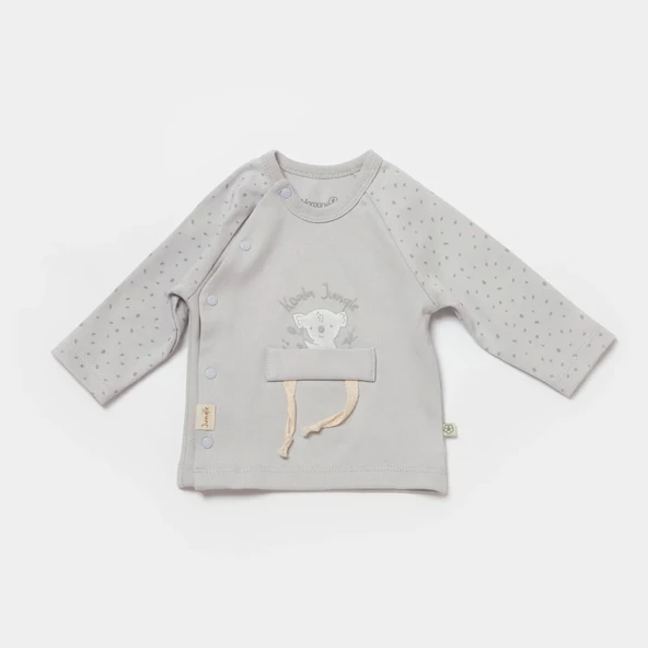 Bibaby Biorganic Koala Jungle 2'Li Zıbın 73316 Gri - 3