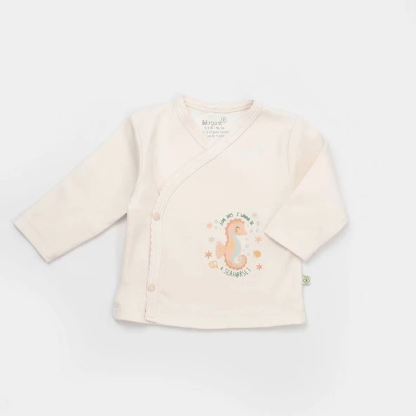 Bibaby Biorganic Save The Seahorse 5'Li Hastane Çıkış Seti 62340 Bej-Mint - 3