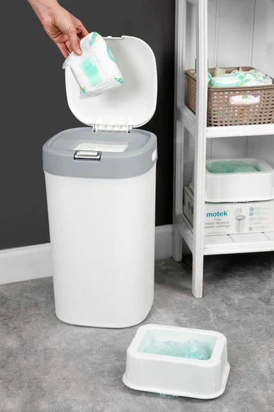 Motek Bebek Bezi Atık Çöp Kovası - 8