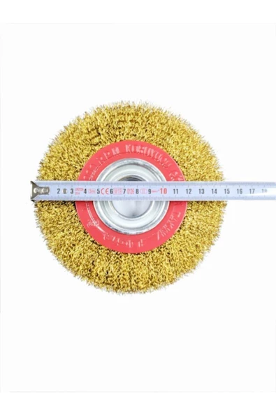 UGR Daire Saçak Telli Sarı Tel Fırça 150 mm - 2