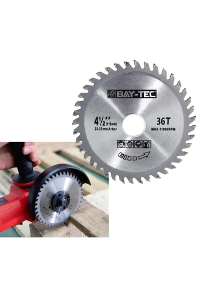 Baytec Elmas Ahşap Kesme Testeresi Taşlama Makinesi 115x22 Mm - 2
