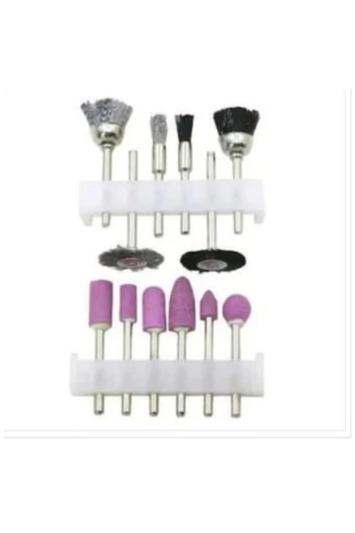 Meşem Kalıpcı Mini Taşlama Ve Zımparalama Gravür Seti (12 Parça) - 3