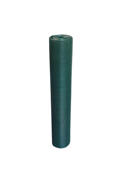 ÇINAR DİZAYN Puntalı Pvc Kaplı Çit Teli 12 Mm X 12 Mm Gözlü 120 Cm Yüksekliğinde 25 Mt