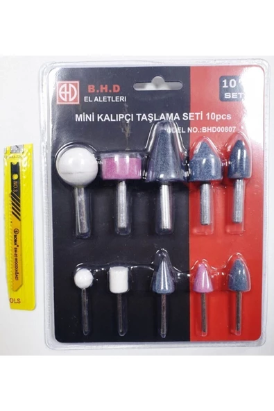 Bhd Tools Makroyapı 10 Parça Mini Kalıpçı Taşlama Seti