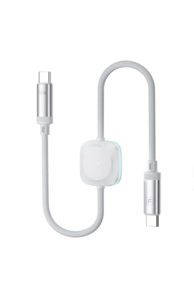 Toocki Pd 60W 2-1 Taşınabilir Manyetik Tip C Hızlı Şarj Kablosu Apple Watch 7 6 5 4 3 2se Uyumlu