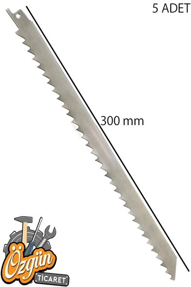 Yu Su Tools Tilki Kuyruğu Testeresi 5 Adet Paslanmaz Çelik Kemik Kesme Bıçağı 300mm x 5 Adet - 2