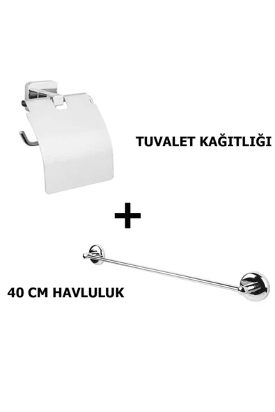 fitfiyat Banyo Ve Tuvalet Kağıtlığı Havluluk Seti Wc Kağıtlığı