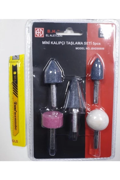 Bhd Tools Makroyapı 5 Parça Mini Kalıpçı Taşlama Seti Uç Vızvız Seti Ve Dekupaj Ucu