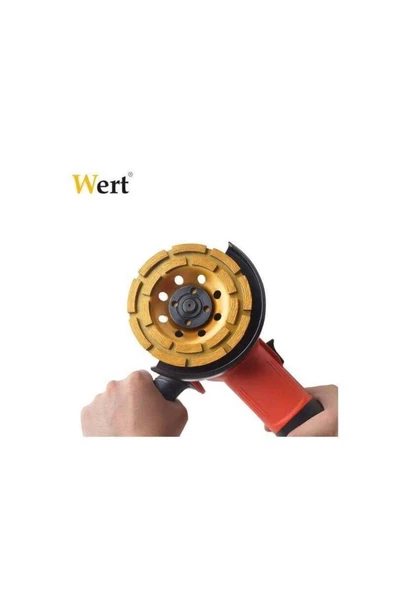 WERT 2740-115 Elmas Taşlama Diski, Çift Sıra, 115mm  Uyumlu - 2