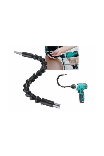 Woxo Esnek Matkap Uc Esnek Bükülebilir Spiral Tornavida Matkap Ucu Snake Bit - Resim 2