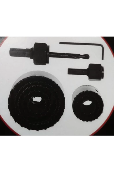 İstoç Türk 11 Parça 19-64 Mm Alçıpan Ahşap Delme Panç Seti - Resim 4