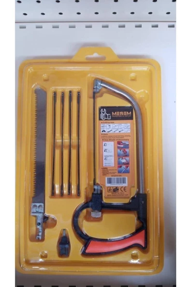 Meşem Kıl Testere Seti Ağaç Metal Plastik Tools - 3