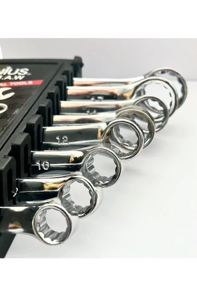 Gk Tools 12 Parça Kombine Anahtar Takımı 12 Li Düz-Yıldız 6 X 22 Mm - 3