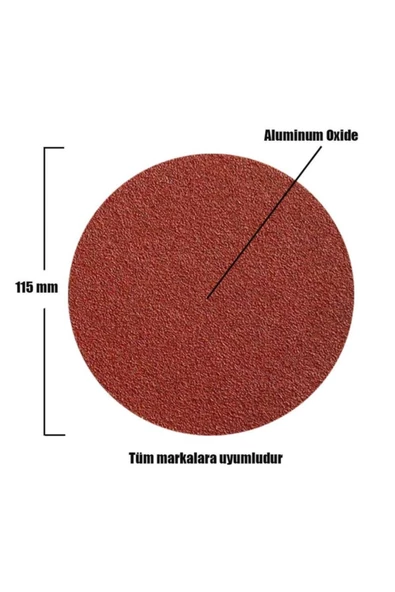 UGR Cırt Zımpara Spiral Avuç Taşlama 115 Mm (karma Set) 100 Adet - 3